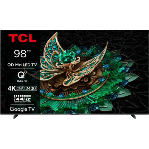 Tcl Smart TV 98" C765 - Mini LED 4K, HDR 2400 nits, 144Hz, Google TV Cijene