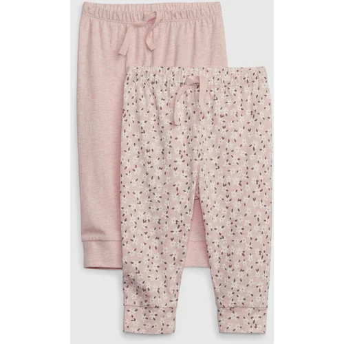 GAP Baby Sweatpants from organic cotton, 2 pcs - Girls