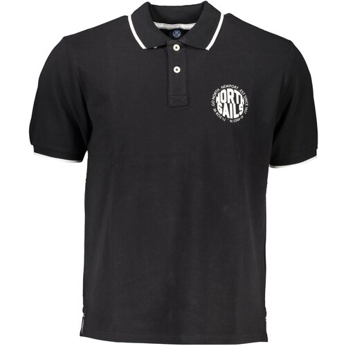 North Sails MEN&amp;amp;#39;S BLACK SHORT SLEEVED POLO SHIRT Slike