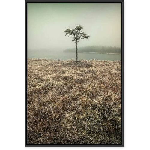  Slika - At the Lake Shore (1 Part) Vertical 60x90 U crnom drvenom okviru Slike