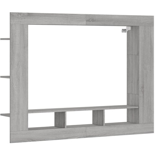 Maison Chic TV omarica - TV enota - Televizijska omarica siva sonoma 152x22x113 cm inženirski les, (21700892) Cene