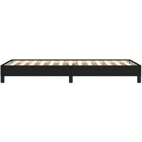  Okvir za krevet bez madraca crni 100x200 cm od tkanine Slike