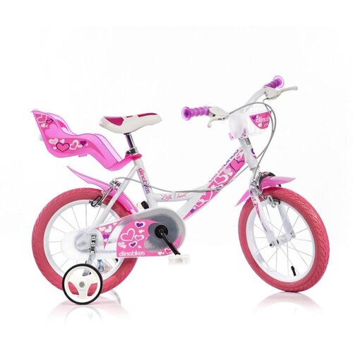 Dino Bikes Dječji bicikl Little Heart 16" - rozi Cene
