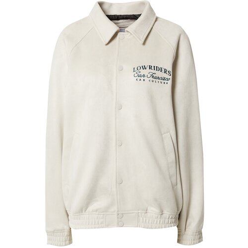 Bershka Prehodna jakna siva / smaragd Slike