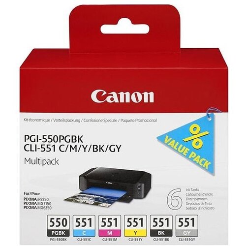 Canon PGI-550 /CLI-551 PGBK /C /M /Y /BK /GY Cijene