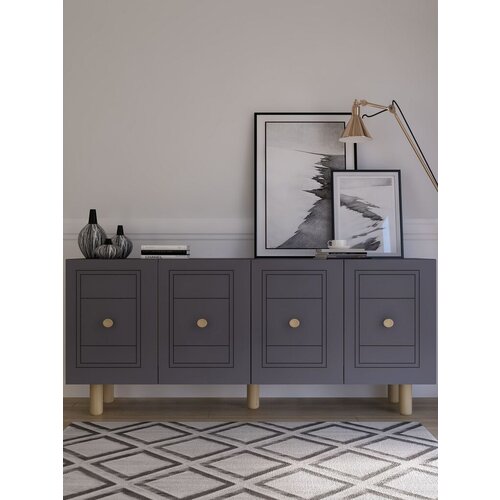 Hanah home komoda dario bohem, antracit Cene