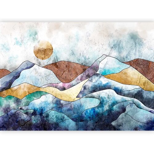  Foto tapeta - Stained Glass Landscape 147x105 Samoljepljiva Cene