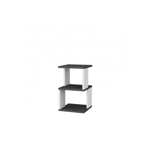 Hanah home noćni stočić carter anthracite white Slike
