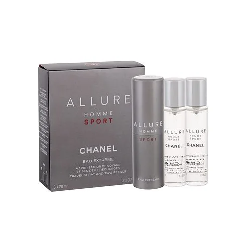 Chanel allure Homme Sport Eau Extreme toaletna voda "okreni i poprskaj" 3x20 ml za muškarce