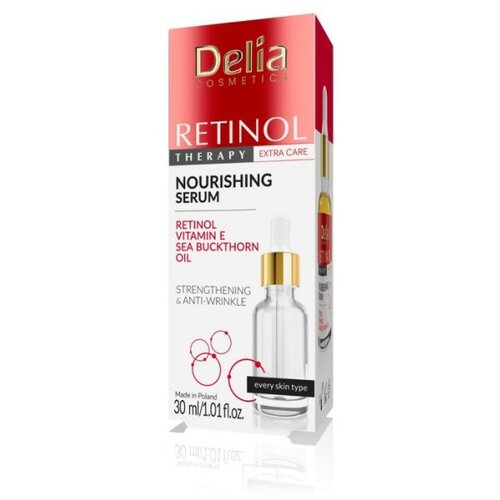 Delia retinol therapy retinol serum za lice protiv bora sa hijaluronskom kiselinom i koenzimom Q10 30ml Cene