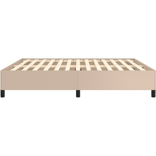  Okvir kreveta boja cappuccina 160x200cm umjetna koža Slike