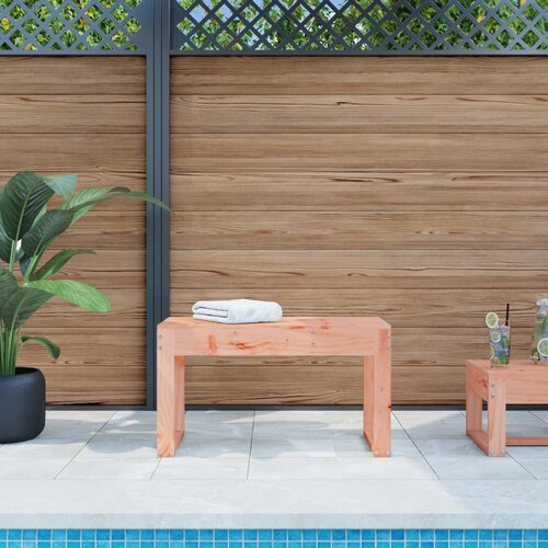 VidaXL Vrtna klop 80x38x45 cm trden les douglas Slike