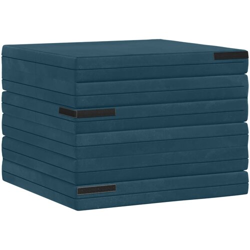 SOFA na razvlačenje 140 x 67 x 15 cm Plava Slike