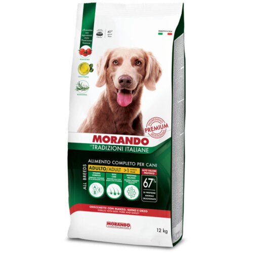 Morando Tradizioni Adult govedina, sinjina in ječmen 12 kg Cene