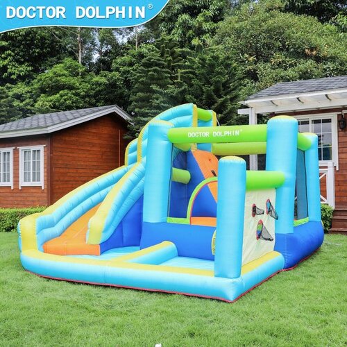  Docto Dolphin Dečiji Vodeni Park Tobogan i Igraonica na naduvavanje model 73003 Cene