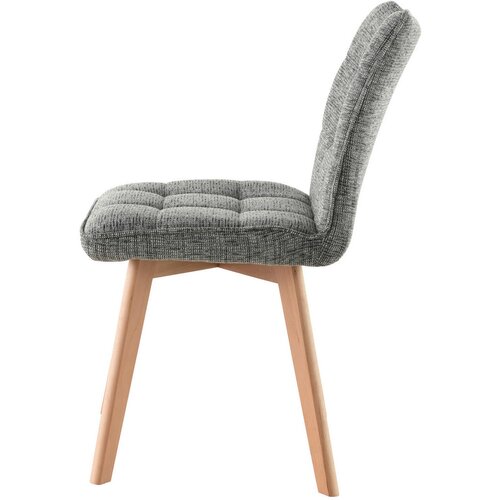 Livetastic STOL, les, tekstil siva Slike