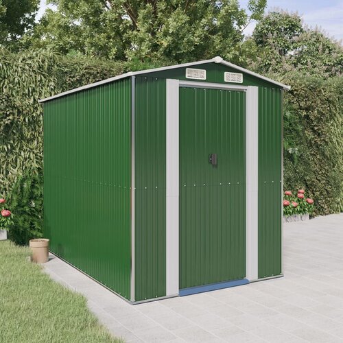 The Living Store Vrtna lopa zelena 192x274x223 cm pocinkano jeklo - Vrtna Lopa, (21751343) Slike