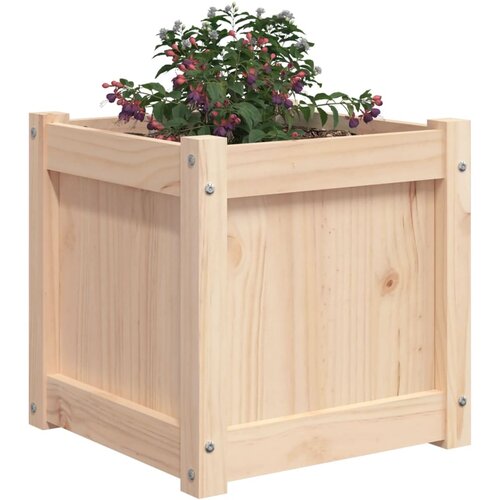  Vrtna sadilica 40 x 40 x 40 cm od masivne borovine Slike