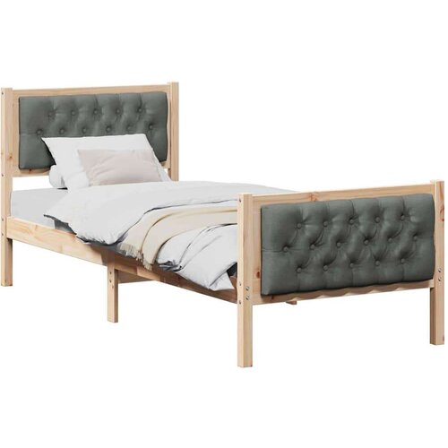  Okvir za krevet Tamno siva 80 x 200 cm tkanina Slike