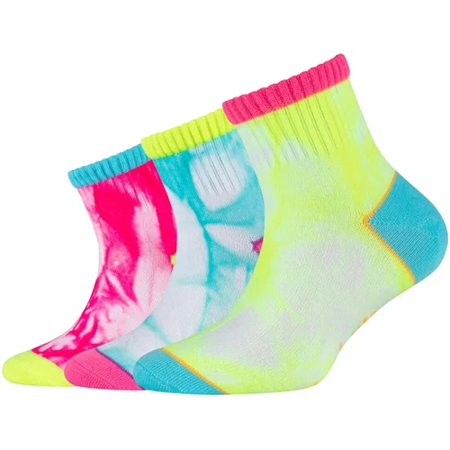 Skechers Športne nogavice 3PPK Girls Casual Fancy Tie Die Socks Večbarvna