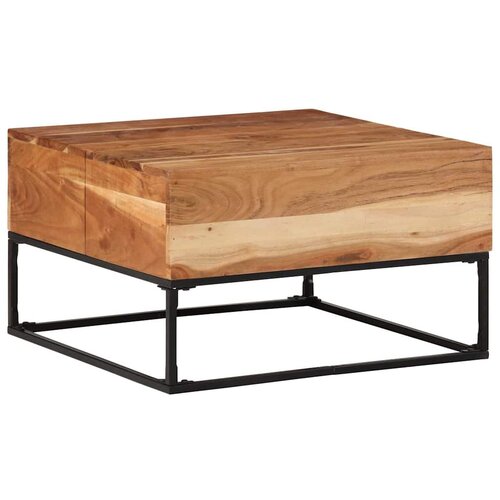  Stolić za kavu 68 x 68 x 41 cm od masivnog bagremovog drva Cene