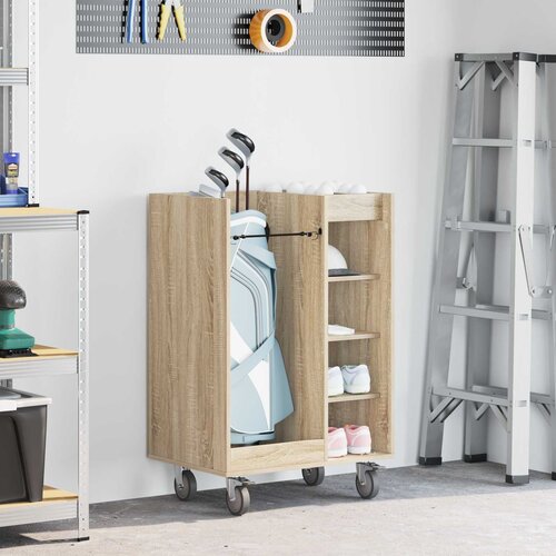 Golf ormar s kotačem Jednobojno Sonoma hrast 65 x 45 x 98 cm Cijene