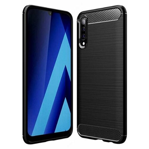 Nillkin silikonski ovitek za samsung galaxy A50 A505 - mat carbon črn Slike