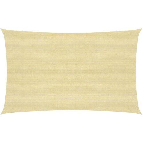 VidaXL Jedro za za&amp;scaron;titu od sunca 160 g/m&amp;sup2; bež 2 5 x 5 m HDPE Slike