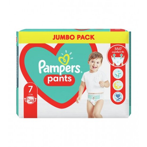 Pampers Pelene gaćice jumbo vel.7 38/1 Cijene
