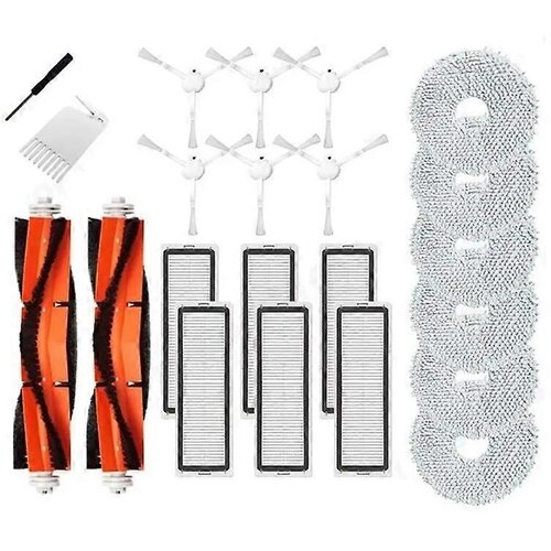 INORCO zdruljiv Xiaomi Mijia Omni B101/1S/X10+/Dreame S10/S10 Pro Deli Krpe za brisanje Hepa Filter Glavna stranska krtaa Vreka za prah Dodatki, (21984048) Slike