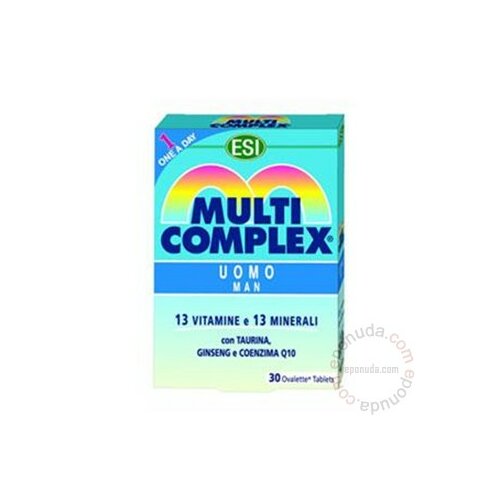 Esi Multicomplex Uomo 30 tableta, Italija Slike