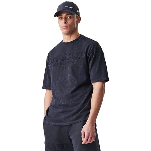 New Era McLaren Racing Washed Black Oversized majica Cene
