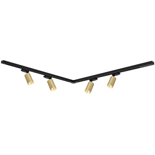  SPOT za &amp;scaron;inski sistem PIPE, 4xGU10/10W/230V, zlatna/crna Slike