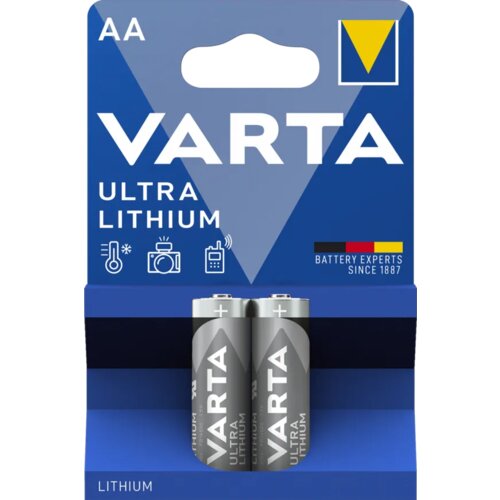 Varta LITIJ BATERIJSKI VLOŽEK PROFESSIONAL LITHIUM AA BL/2 Slike