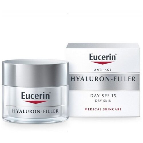 Eucerin Hyaluron-Filler Dry Skin SPF15 dnevna krema za suho kožo 50 ml za ženske Slike