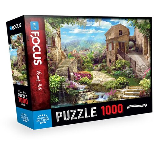  Puzzle 1000 pcs old houses and flowers bf285 ( 108/22855 ) Cene