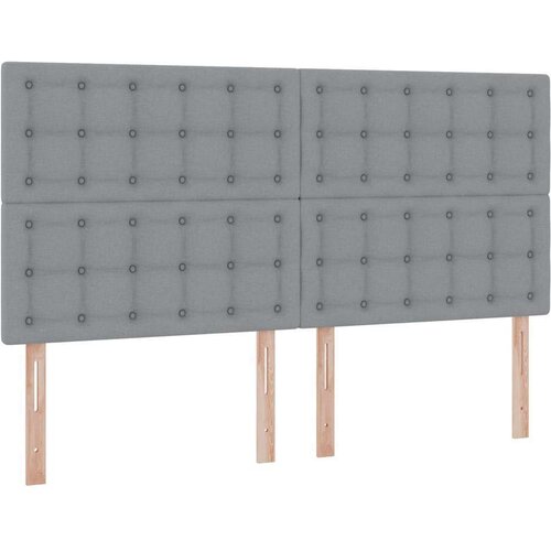 VidaXL Krevet s od storage Svijetlo siva 160 x 200 cm Lažna koža Slike