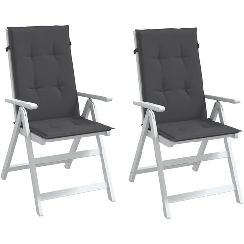  Jastuci za stolice 2 kom pro&scaron;arano antracit 120x50x4cm tkanina Cijene