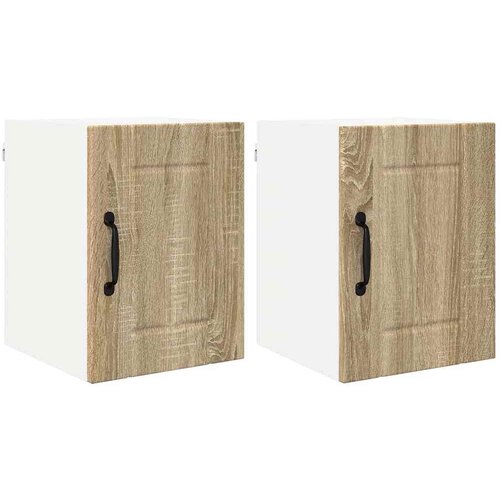 VidaXL zidni kuhinjski ormarić 2 pcs sonoma hrast 30 x 31 x 40 cm Slike