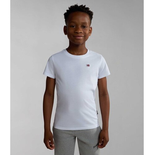 Napapijri majica za dečake k salis ss 2 brightwhite 002  NP0A4GEH0021 Cene