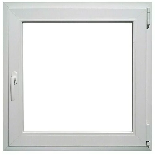 PVC prozor s kvakom (Š x V: 80 x 80 cm, DIN desno, Bijele boje)