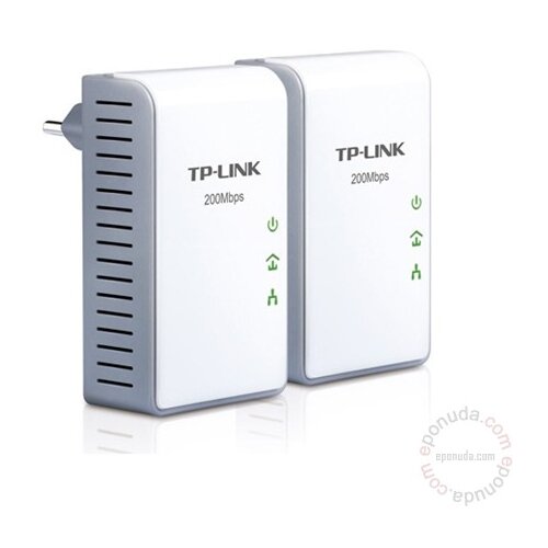 Tp-link TL-PA210KIT 200Mb/s Mini Powerline Ethernet adapter za mrežu preko strujne inst. Slike