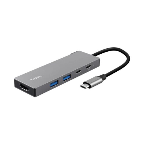 Trust Adapter DALYX 5-IN-1 MULTIPORT/alu/siva Cene