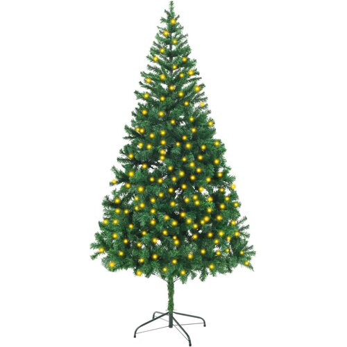  Umjetno božićno drvce s LED svjetlima 210 cm 910 grana Slike