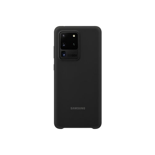 Samsung original silikonski ovitek ef-pg988tbe za galaxy s20 ultra g988 - črn Slike