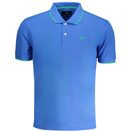 La Martina MEN&amp;amp;#39;S BLUE SHORT SLEEVED POLO SHIRT Slike