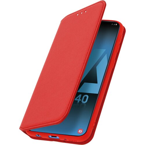 AVIZAR folio cover držalo za kartice in stojalo za video - rdeca str. samsung galaxy A40, (20600389) Cene