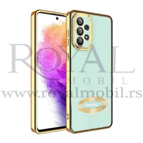  futrola sa niklovanim obodom No1 za xiaomi redmi 10 zlatna Slike