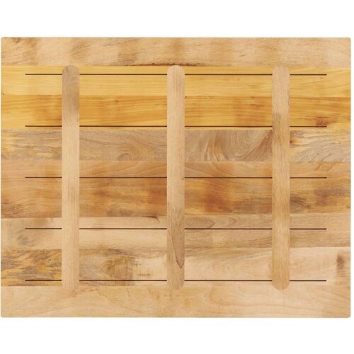  Ploča stola 90x80x3 8 cm pravokutno puno drvo grubo mango Slike