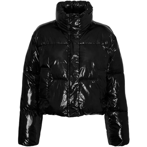 Vero_Moda Prehodna jakna 'SHINY' črna